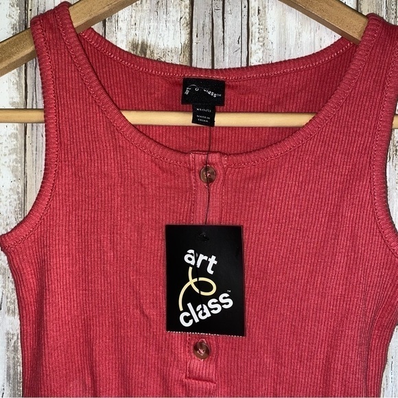 NWT Art Class Ribbed Tank Dress - Picture 3 of 4